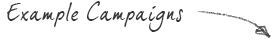 Example Campaigns